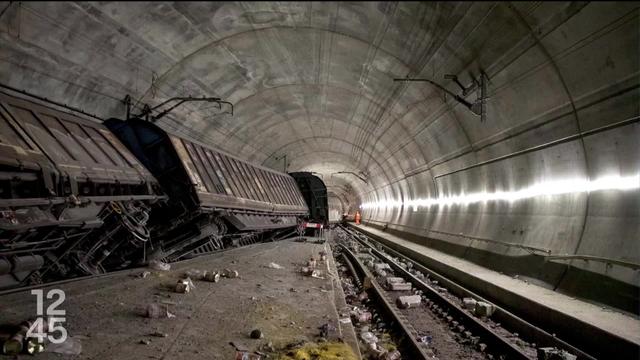 L’Office fédéral des transports pointe la responsabilité de CFF Cargo dans le déraillement d’un convoi allemand dans le tunnel du Gothard