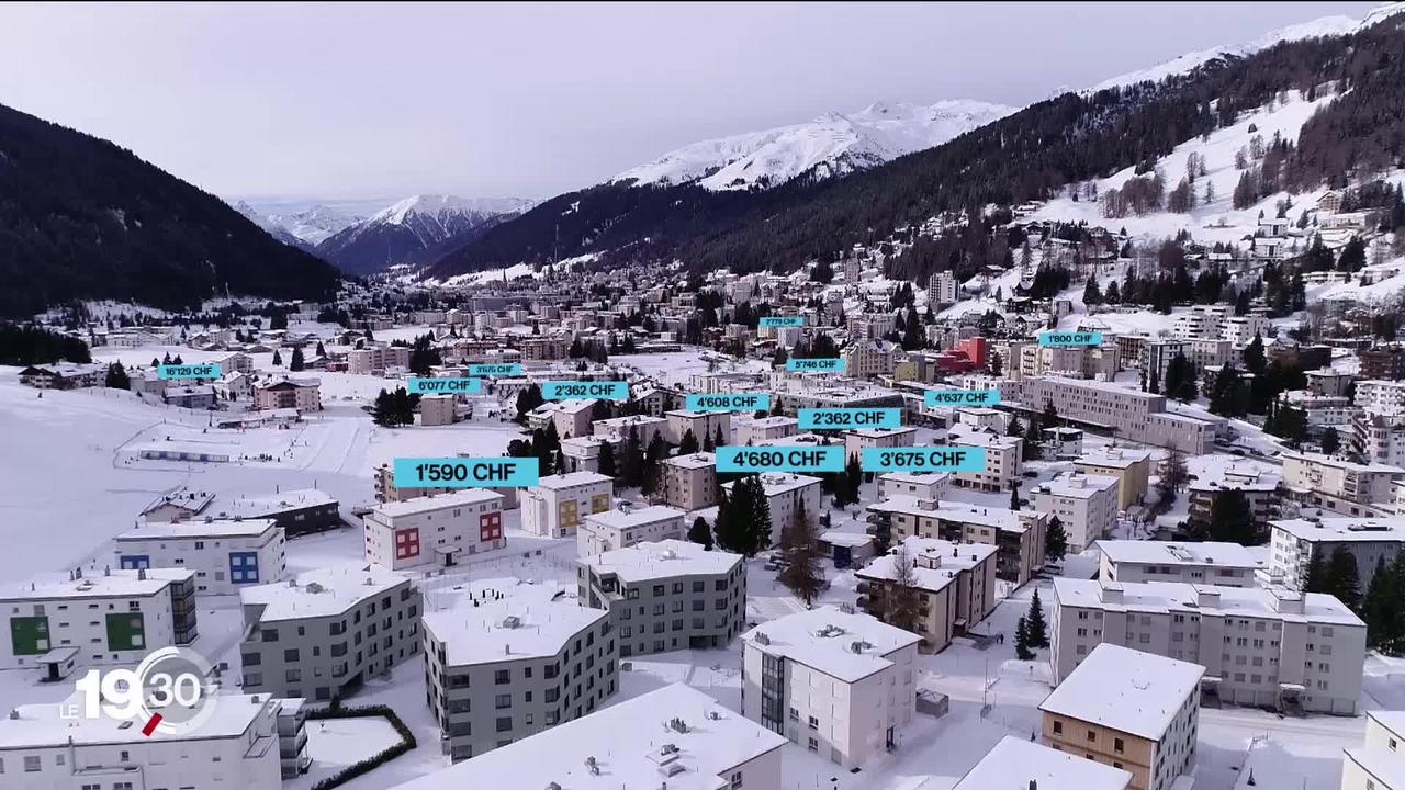 Durant le Forum économique de Davos, le prix des chambres et des logements explose dans la station grisonne