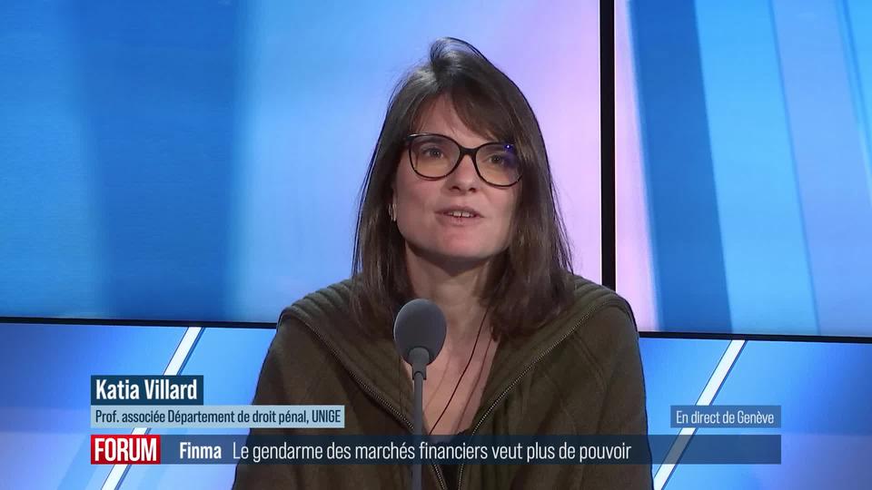 La Finma critique le cadre juridique limité de la régulation bancaire suisse : interview de Katia Villard (vidéo)