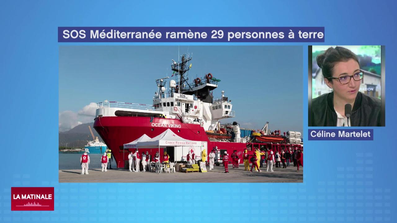 29 migrants ont été sauvés par SOS Méditerranée, reportage à leur arrivée à Bari