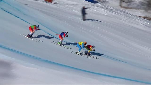 Bakuriani (GEO), skicross dames, 1-4 de finale: le parcours de Saskia Lack (SUI) prend fin en quarts