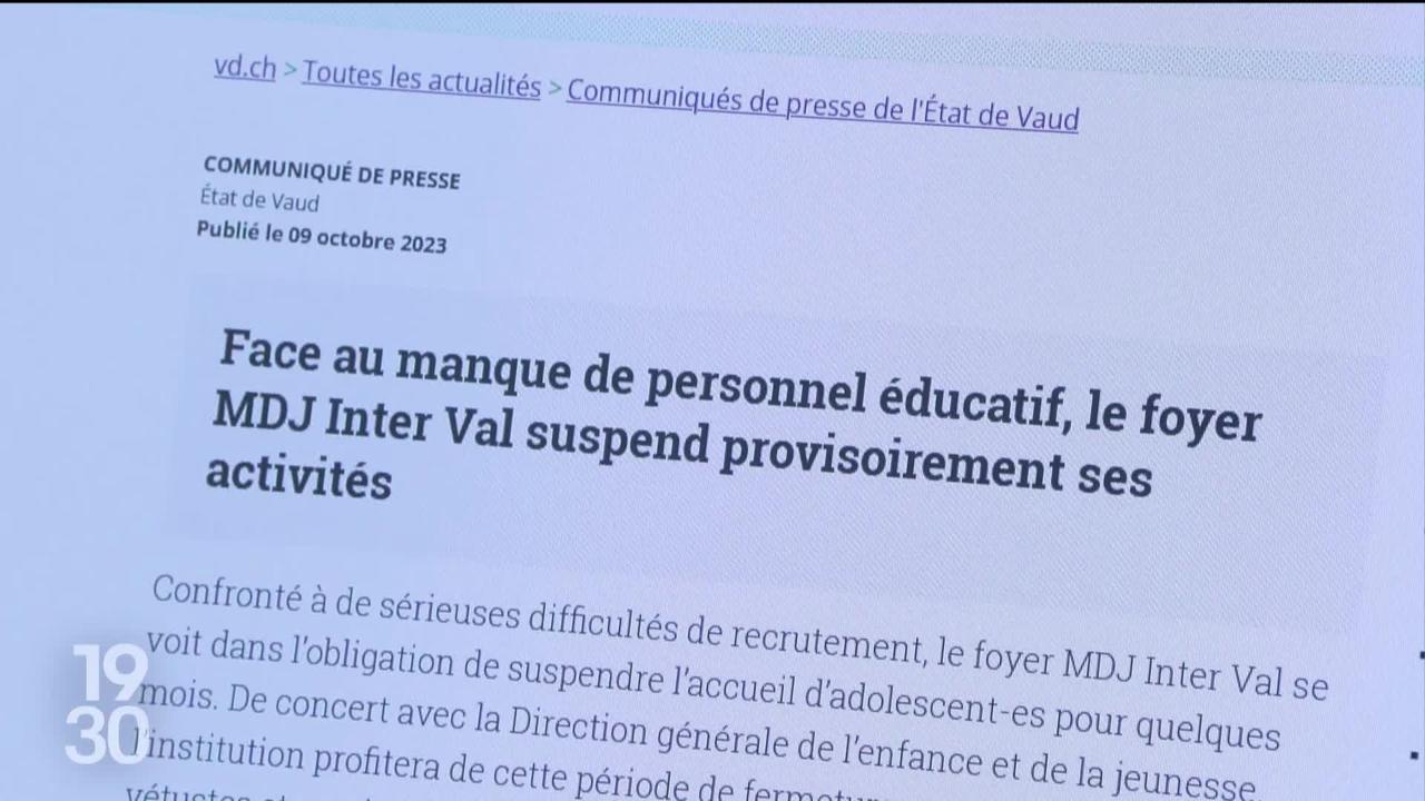 Les foyers pour mineurs vaudois sont en crise