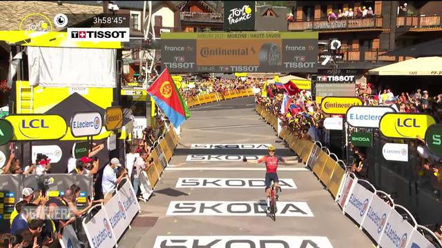 Cyclisme, Tour de France, Etape 14, Annemasse - Morzine Les Portes du Soleil: victoire de Carlos Rodriguez (ESP)