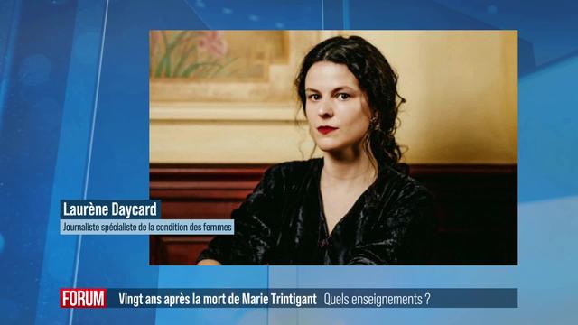 Quels enseignements sont tirés du féminicide de l’actrice Marie Trintignant? Interview de Laurène Daycard
