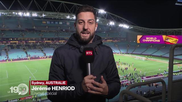 Envoyé spécial à Sydney, Jérémie Henriod revient sur la finale, apothéose de la Coupe du monde de football féminin