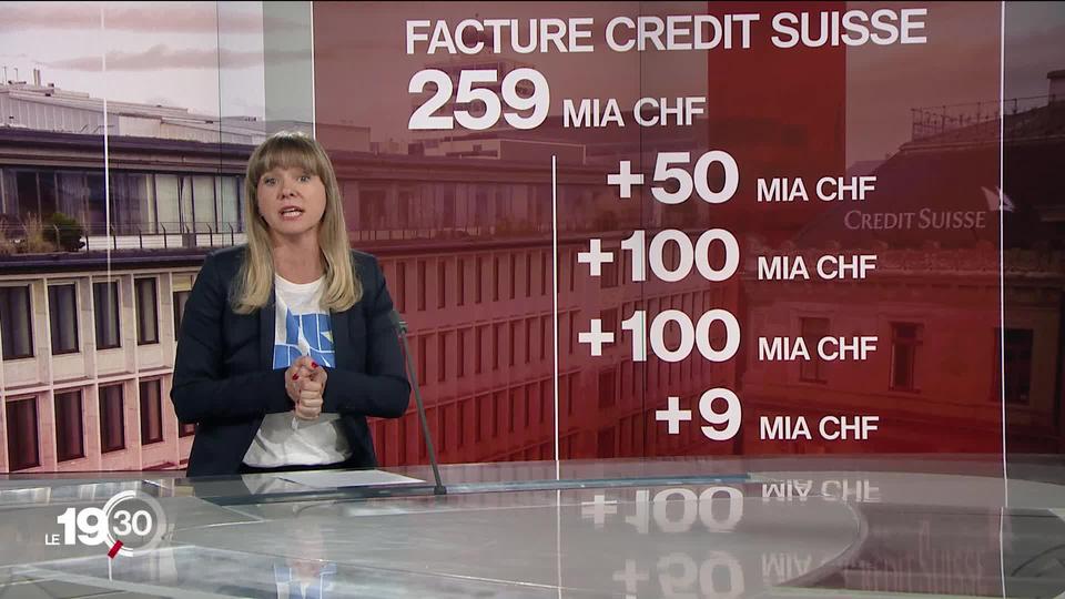 Delphine Gianora détaille les montants liés à l'opération hors normes que constitue le rachat de Credit Suisse