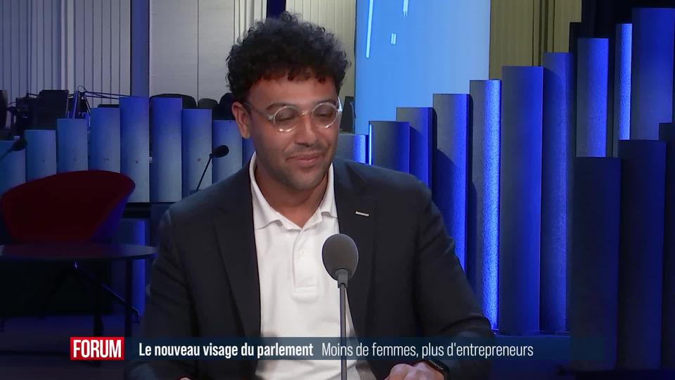 Moins de femmes et plus d'entrepreneurs, le nouveau visage du Parlement: interview de Karim Lasseb