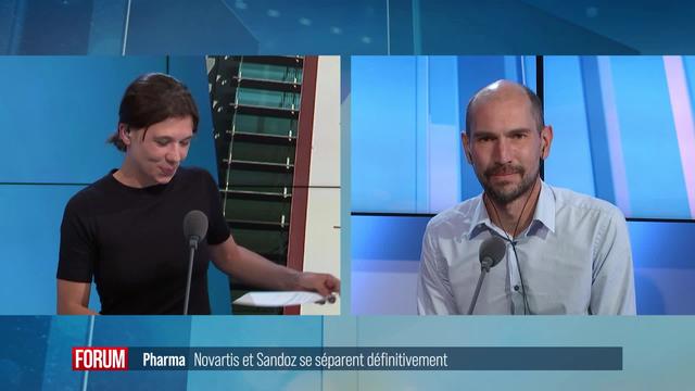 Les actionnaires de Novartis acceptent de se séparer de Sandoz: interview de Vincent Kaufmann