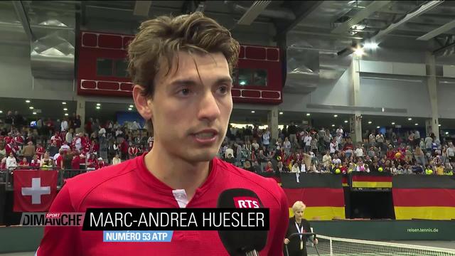 Tennis - Coupe Davis : Retour sur la performance de Marc-Andrea Huesler face à l'Allemagne