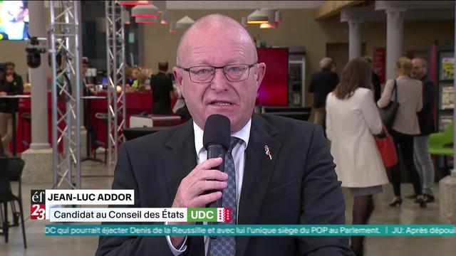 Jean-Luc Addor ne sera pas candidat au second tour pour le Conseil des Etats