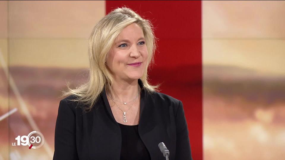 Céline Amaudruz, vice-présidente de l'UDC suisse, évoque la question de la création d’une commission d’enquête parlementaire sur le sauvetage de Credit Suisse.