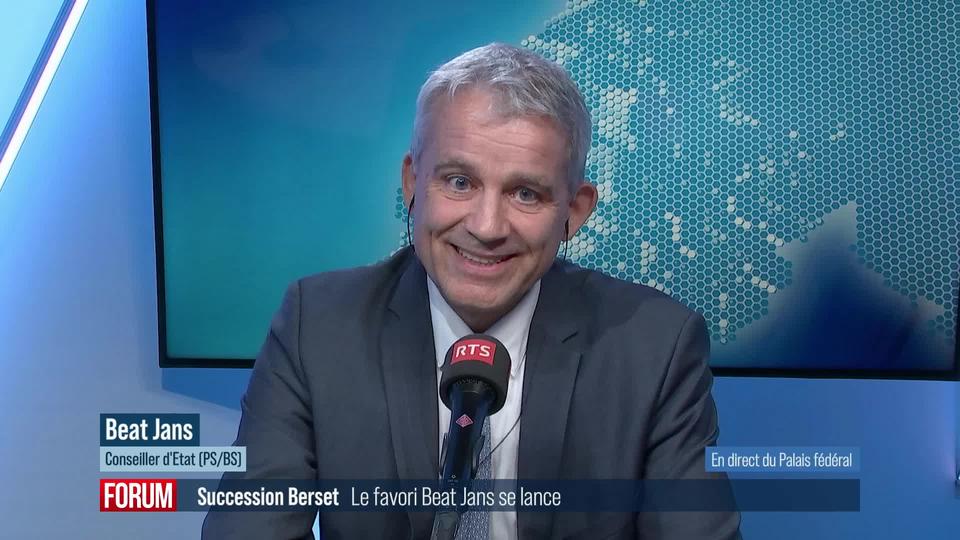 Le socialiste bâlois Beat Jans se lance dans la course au Conseil fédéral: son interview