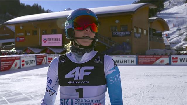 Méribel (FRA), slalom dames, 1re manche: Mikaela Shiffrin (USA)