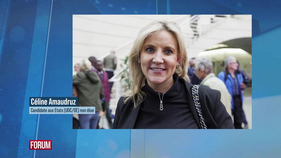 Elections fédérales à Genève, interview de Céline Amaudruz