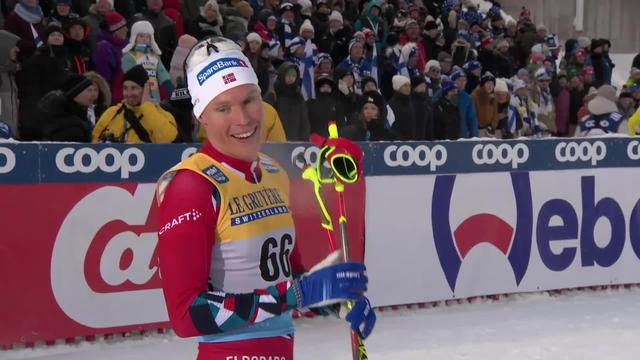 Ruka (FIN), 10km classique messieurs: M.L Nyenget (NOR) victorieux, Livio Niskanen (FIN) et Erik Valnes (NOR) complètent le podium