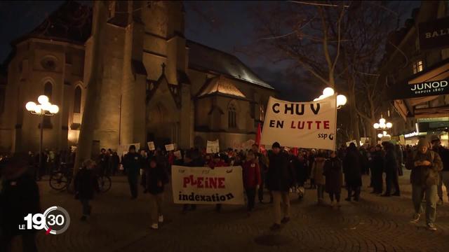 La fonction publique vaudoise manifeste contre l'indexation salariale jugée trop basse