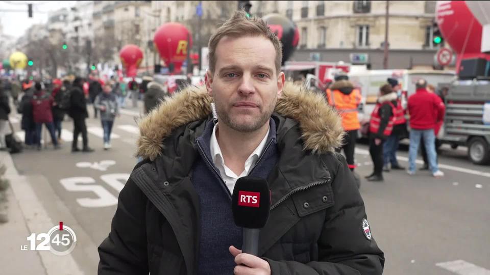 Importantes manifestations à Paris contre la réforme des retraites. Les explications de Raphaël Grand.