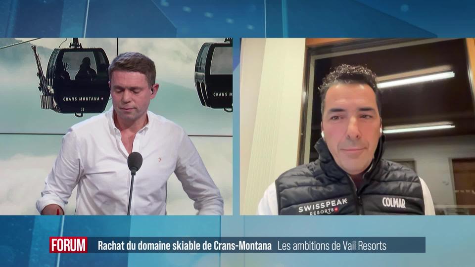 Les ambitions de Vail Resorts après le rachat du domaine skiable de Crans-Montana: interview de Sébastien Travelletti