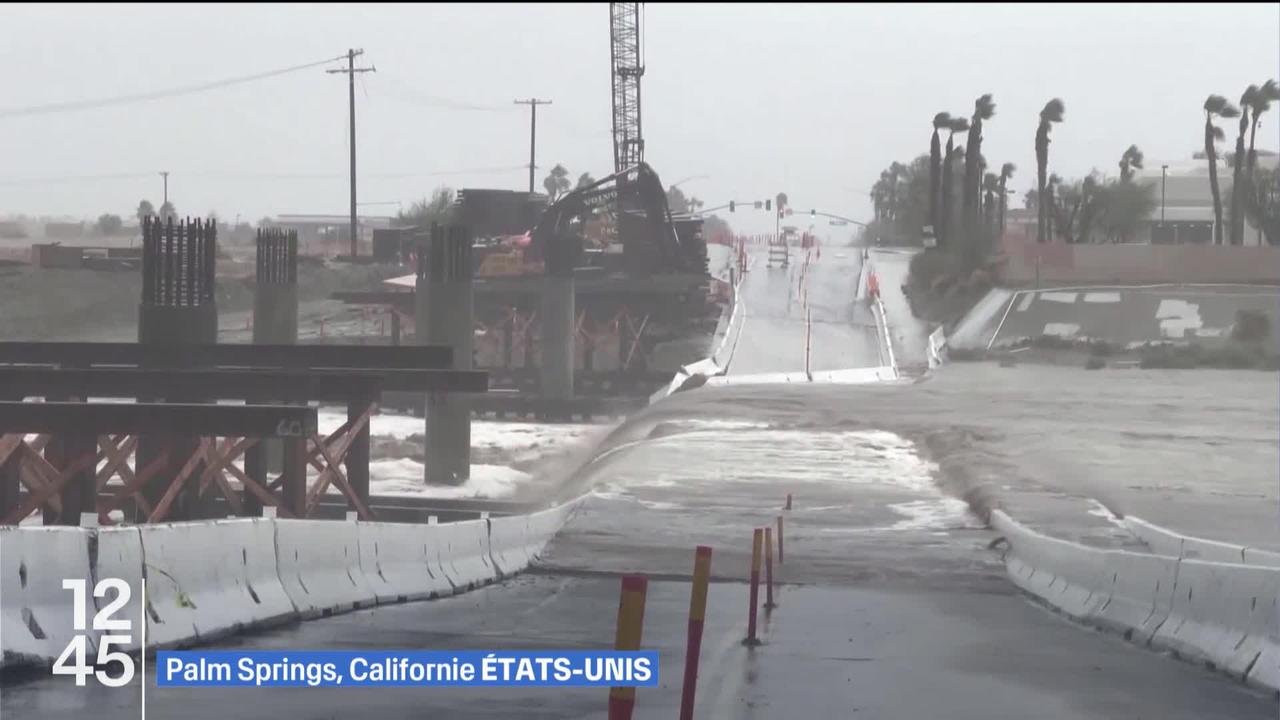 Une tempête a traversé la Californie provoquant des inondations et le confinement des populations