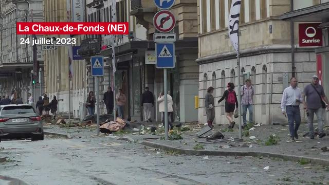 Les images des dégâts à La Chaux-de-Fonds