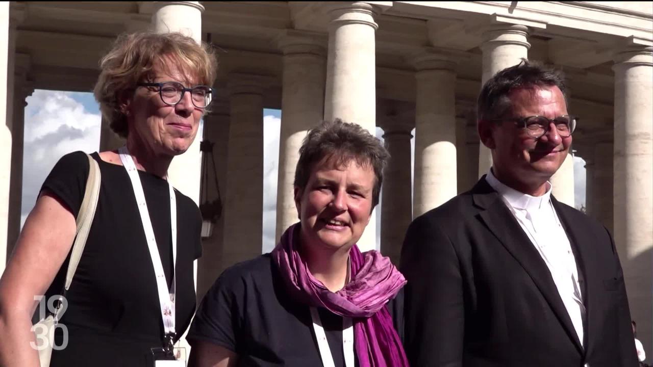 Les trois participants suisses de l’assemblée synodale de l’Église catholique évoquent de futurs changements majeurs au sein de l’institution