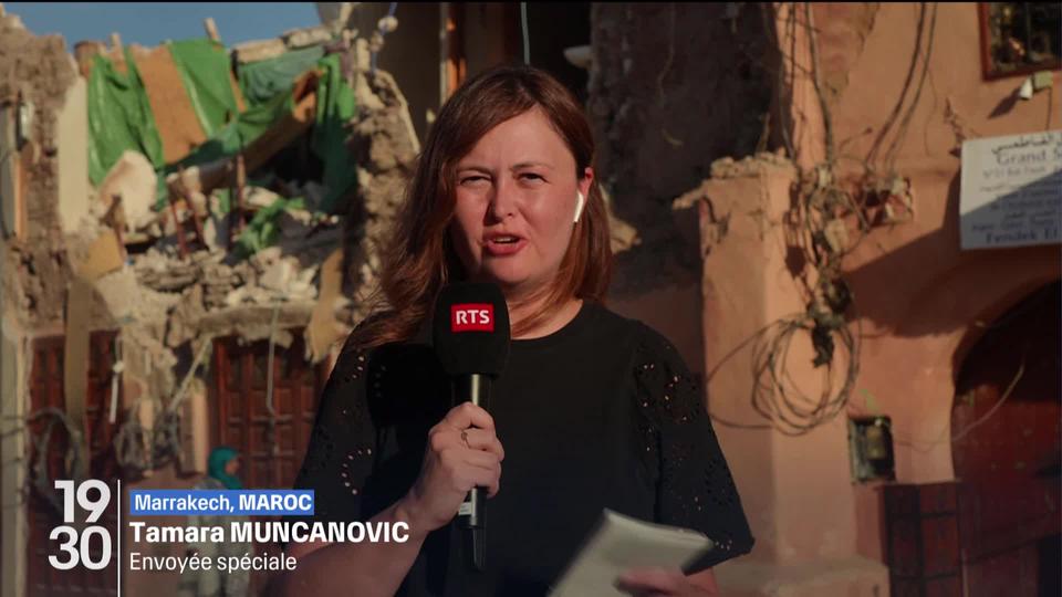 Tamara Muncanovic, envoyée spéciale à Marrakech, constate l’élan de solidarité de la population face au séisme qui a frappé le pays