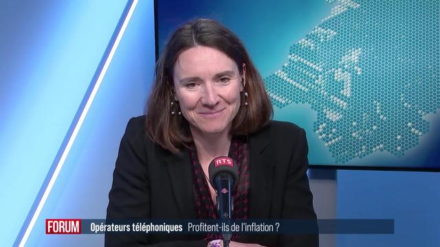 Les opérateurs téléphoniques profitent-ils de l'inflation? Interview de Sophie Michaud Gigon