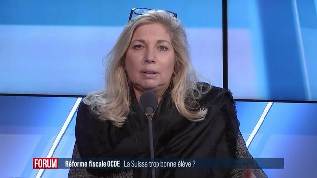 Report de l’impôt sur les multinationales: interview de Nathalie Fontanet