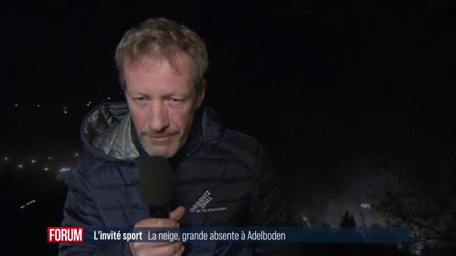 L’invité sport - Le manque de neige menace-t-il les courses de ski?