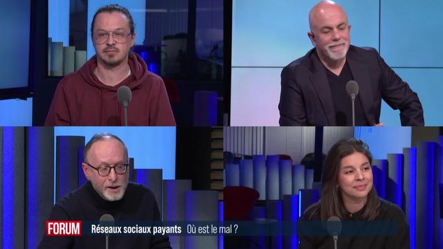 Grand débat (vidéo) - Réseaux sociaux payants: où est le mal?