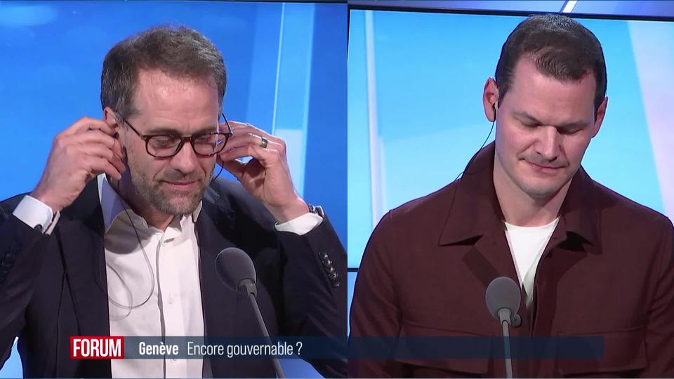 Genève est-elle encore gouvernable ? Débat entre Antonio Hodgers et Pierre Maudet