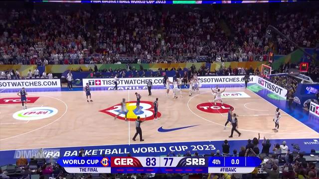 Basket-ball: l’Allemagne défait la Serbie et est sacrée championne du monde pour la première fois de son histoire