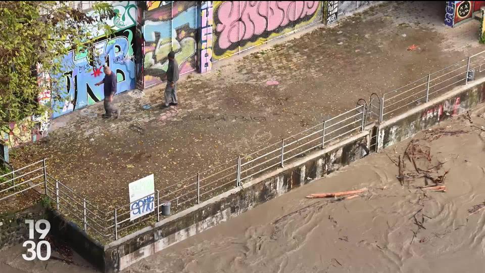 Les intempéries ont provoqué des crues exceptionnelles. À Genève, la rivière de l’Arve a failli inonder la ville.