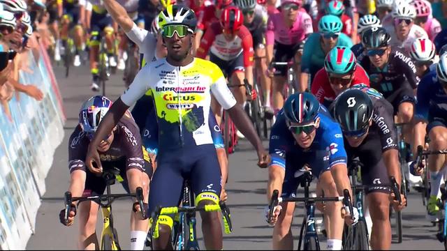 Tour de Suisse, Etape 2 (Beromünster-Nottwil): victoire de l'Erytréen Biniam Girmay! Il a pu profiter de l'ouverture créée par Van Aert mais qui est parti trop tôt pour résister dans le sprint final.