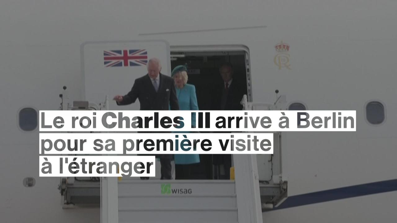 Le roi Charles III arrive à Berlin