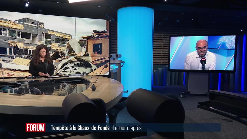 Tempête à La Chaux-de-Fonds, le jour d’après: interview de Laurent Favre