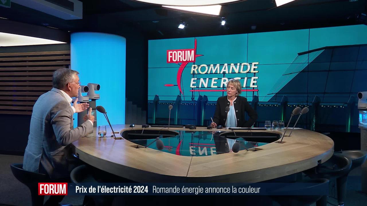 Romande Energie annonce une augmentation du prix de l’électricité en 2024: interview de Christian Petit