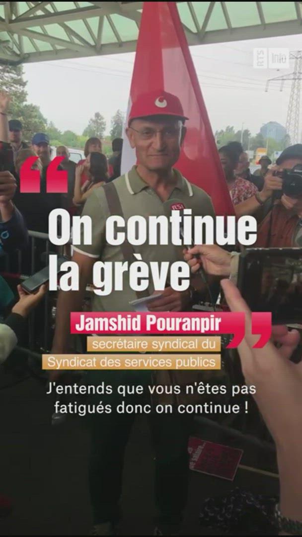 La grève du personnel de Genève Aéroport va se poursuivre jusqu'à samedi