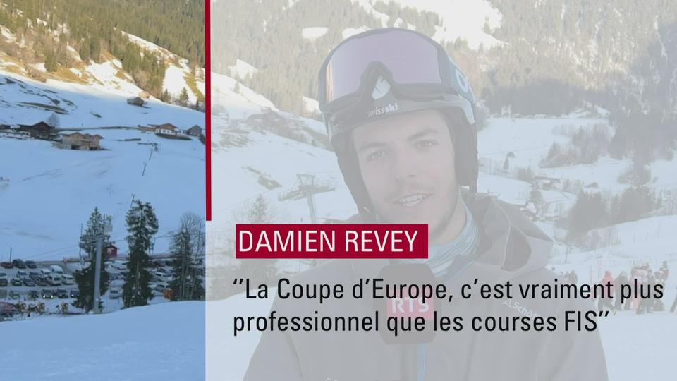 Damien Revey: "La Coupe d'Europe, c'est vraiment plus professionnel que les courses FIS"