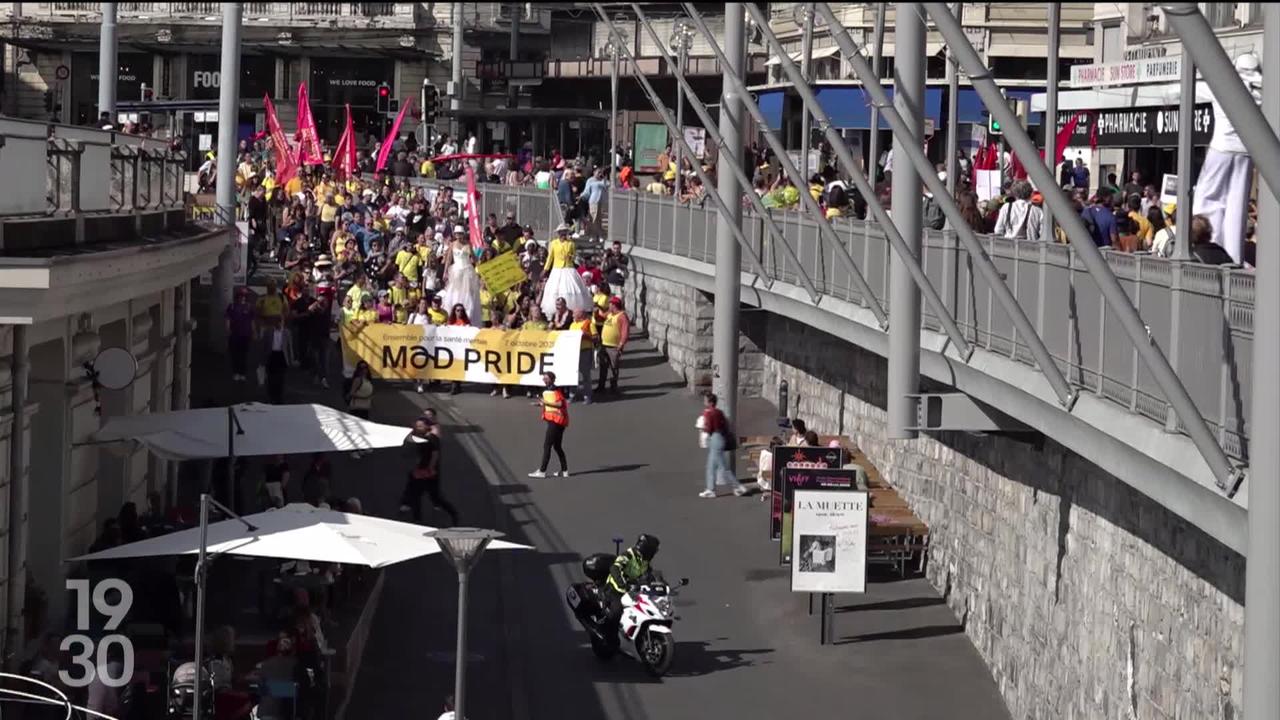 La Mad Prime, marche pour la reconnaissance des troubles mentaux, avait lieu à Lausanne