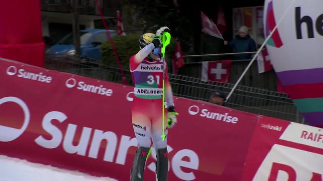 Adelboden (SUI), slalom messieurs, 1re manche: Tanguy Nef (SUI)