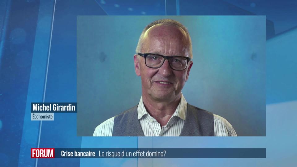 Les banques européennes à nouveau sous tension: interview de Michel Girardin