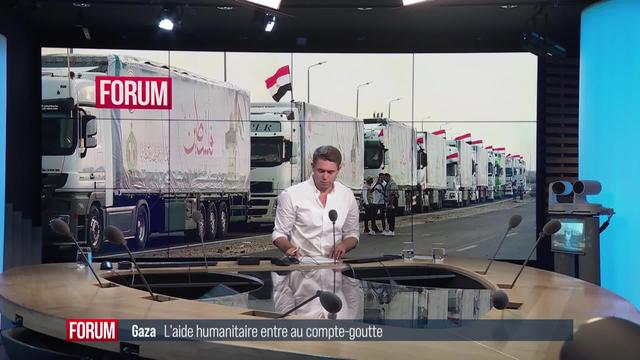 L’aide humanitaire entre au compte-goutte à Gaza. Point de situation à Rafah