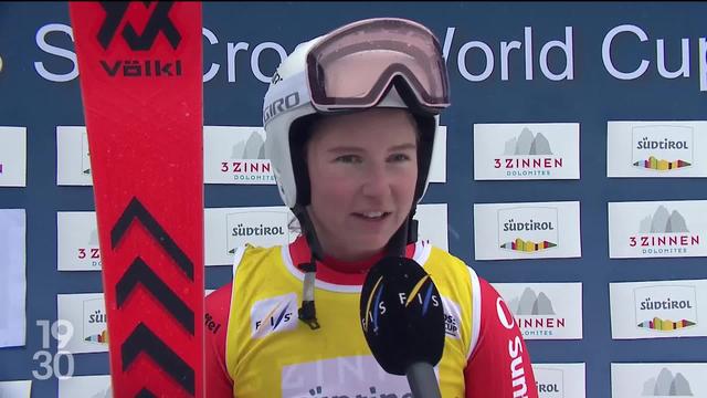 La Genevoise Sixtine Cousin a remporté sa première victoire en Coupe du monde de Skicross