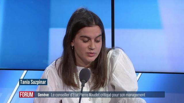 Le conseiller d'Etat genevois Pierre Maudet critiqué pour son management