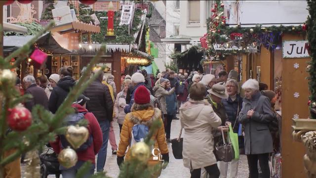 Le marchée de Noël de Bâle est le plus grand de Suisse