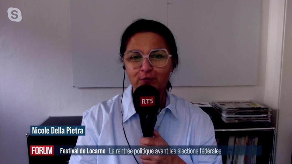 Festival de Locarno: les politiciens se font plus discrets avant les élections fédérales (vidéo)