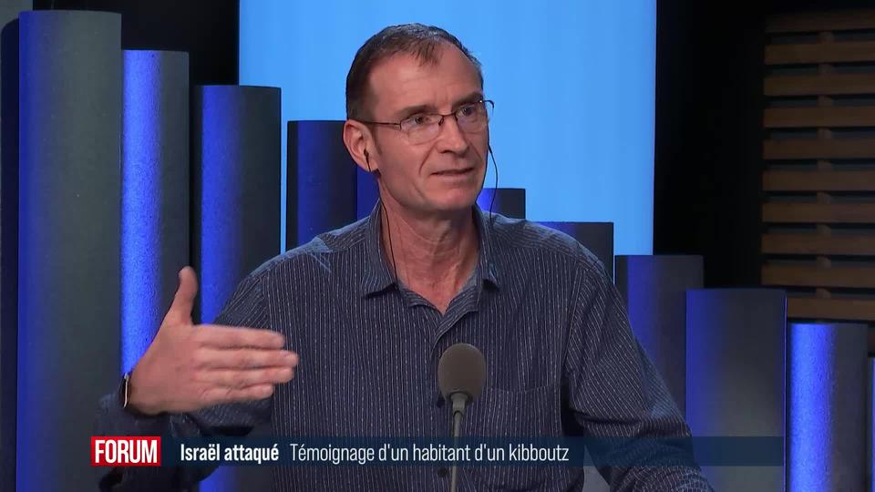 Témoignage d'un binational suisse et israélien habitant dans un kibboutz: la réaction de Pascal de Crousaz