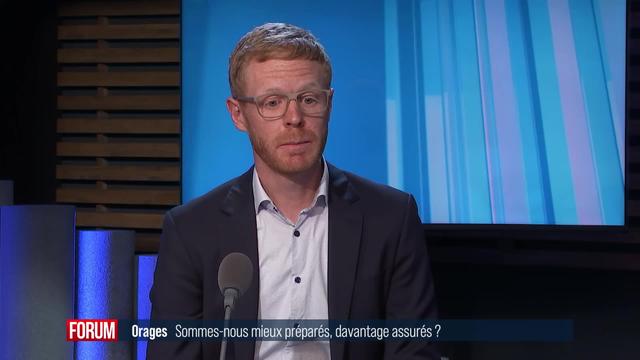 Est-on mieux préparé face aux orages violents en Suisse? Interview de Marc Choffet