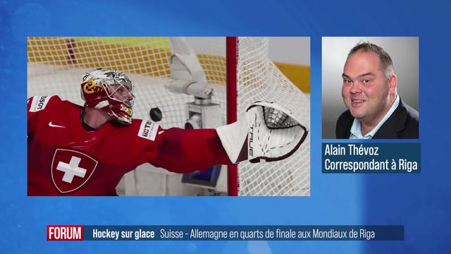 Hockey: La Suisse battue par l’Allemagne en quart de finale du Championnat du monde de Riga